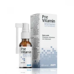 Previtamin Immuno Lattoferrina 30 ml - Integratore Difese Immunitarie Lattoferrina, Vitamina C
