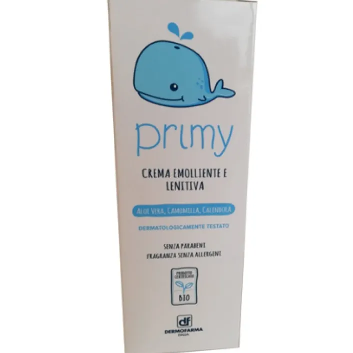 Primy Crema Emolliente e Lenitiva con Aloe Vera Camomilla e Calendula 100 ml
