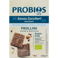 Probios Frollino Cacao e Nocciole Senza Zuccheri 200 grammi