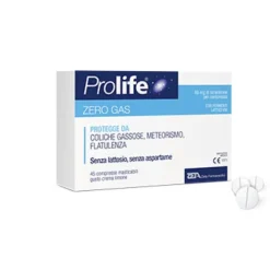 ProLife Zero Gas 45 Compresse - Integratore contro Gonfiori e Flatulenza