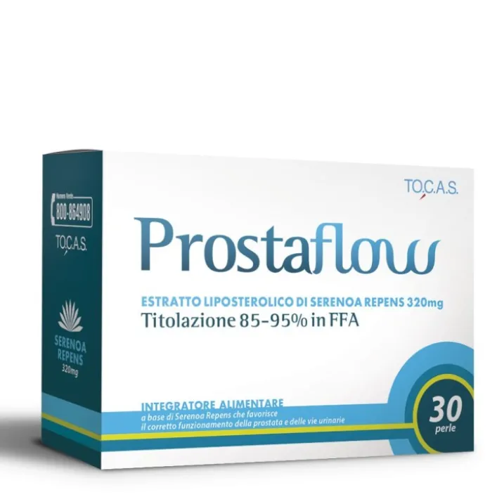Prostaflow 30 Perle - Integratore Prostata e Vie Urinarie