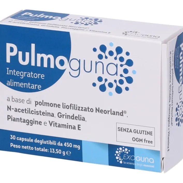 Pulmoguna 30 capsule - Integratore Benessere Vie Respiratorie