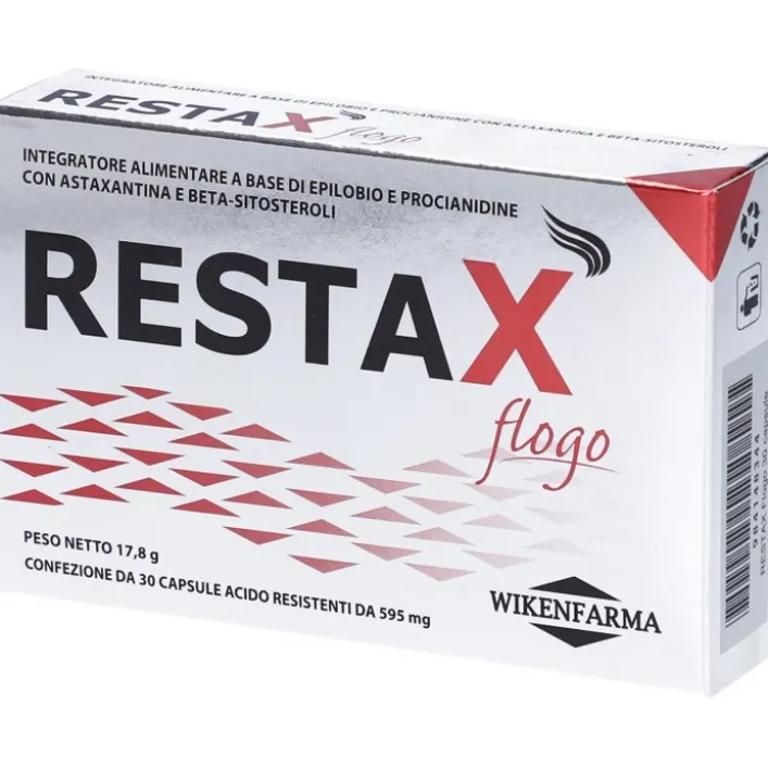 Restax Flogo 30 Capsule - Integratore Benessere Prostata