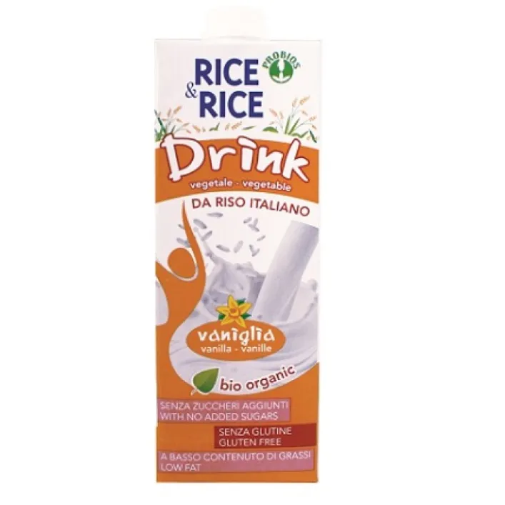 Rice&Rice Bevanda di Riso alla Vaniglia 1000 ml