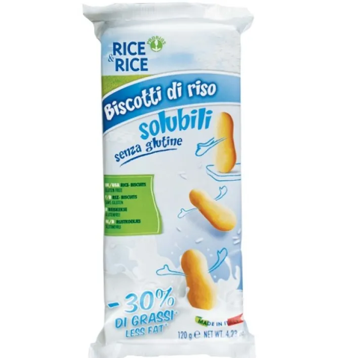 Rice&Rice Biscotti Solubili di Riso 120 grammi