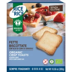 Rice&Rice Fette Biscottate Olio Semi Girasole 300 grammi