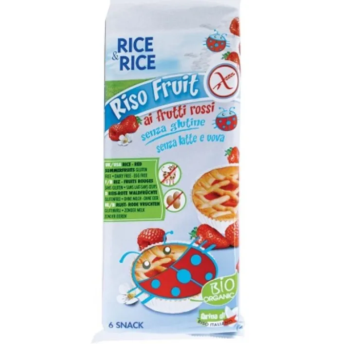 Rice&Rice Riso Fruit Frutti Rossi 6 x 33 grammi