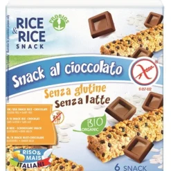 Rice&Rice Snack Riso Cioccolato 6 x 21 grammi