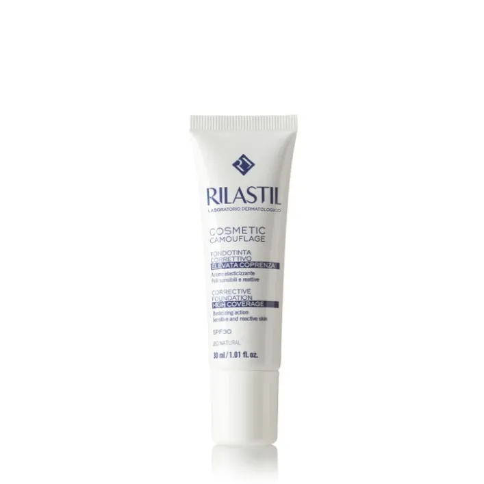 Rilastil Camouflage Fondotinta Correttivo Fluido Elevata Comprenza Colore 20 SPF 30 30 ml