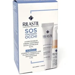 Rilastil Hydrotenseur Cofanetto Occhi Crema Contorno Occhi 15 ml + Fluido Antimacchie 5 ml