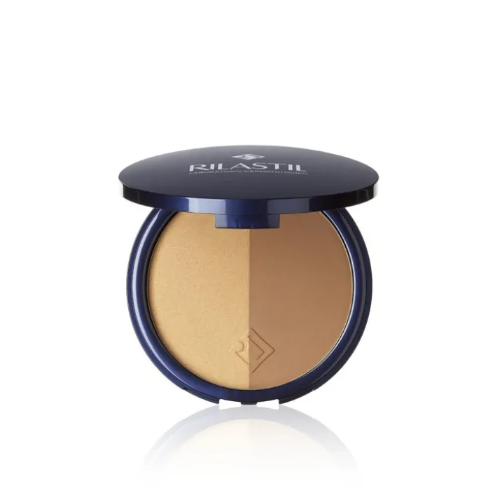 Rilastil Make Up Terra Compatta Bicolore Illuminante viso 18 grammi