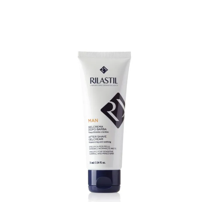 Rilastil Man Gel Crema Dopobarba Uomo Idratante Riequilibrante 75 ml