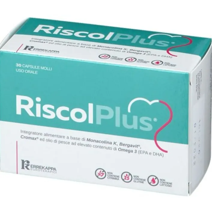 Riscol Plus 60 compresse - Integratore Controllo Colesterolo