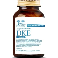 Salugea DKE+ Magnesio 60 Capsule - Integratore Ossa e Difese