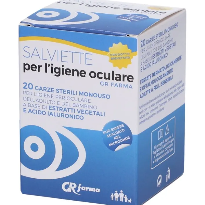Salviette Igiene Oculare Gr Farma 20 pezzi