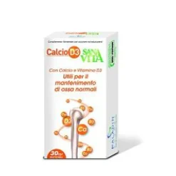 Sanavita Calcio D3 30 Compresse - Integratore per Le Ossa