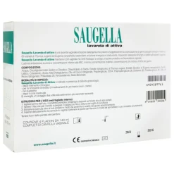 Saugella Lavanda Vaginale 4 Flaconcini 140 ml