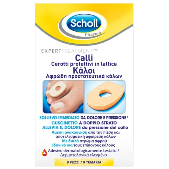 Scholl Cerotti in Lattice Protezione Calli 9 Cerotti