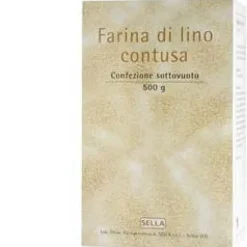 Sella Farina di Lino Contusa per Cataplasmi 250 grammi - Confezione Sottovuoto