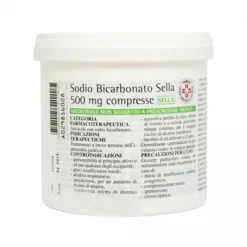 Sella Sodio Bicarbonato 500 mg Antiacido 1000 Compresse