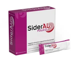 SiderAL Folico 30 mg 20 Stick Orosolubili - Integratore Ferro e Acido Folico