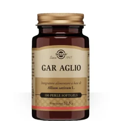 Solgar Gar Aglio 100 Perle - Integratore Pressione e Metabolismo Trigliceridi e Colesterolo