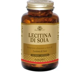 Solgar Lecitina di Soia 100 Perle Softgels - Integratore Funzione Epatica
