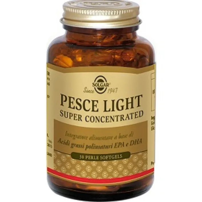 Solgar Pesce Light Super Concentrated 30 Perle - Integratore per il Colesterolo
