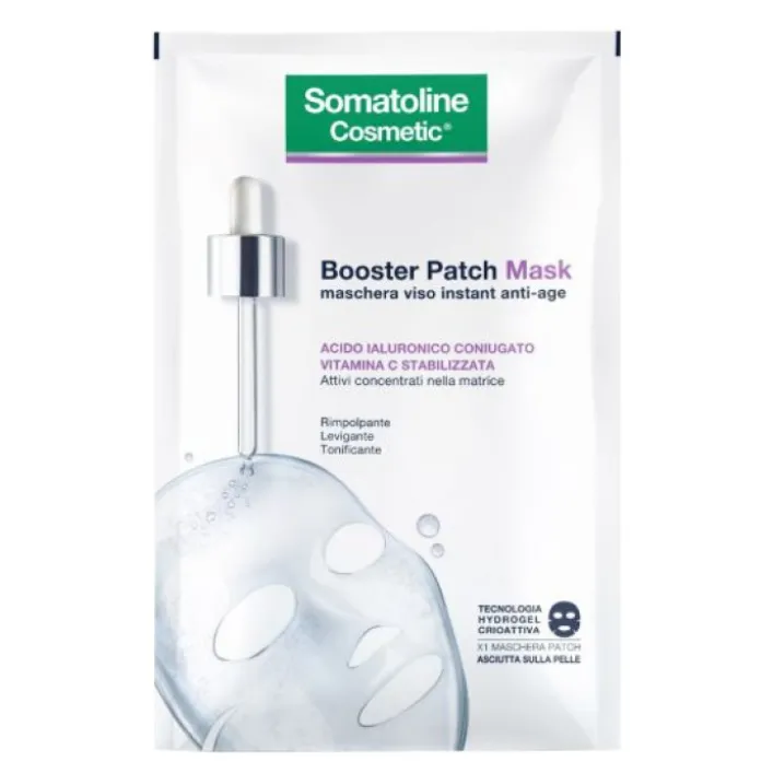 Somatoline Cosmetics Booster Patch Mask Maschera Viso 1 pezzo