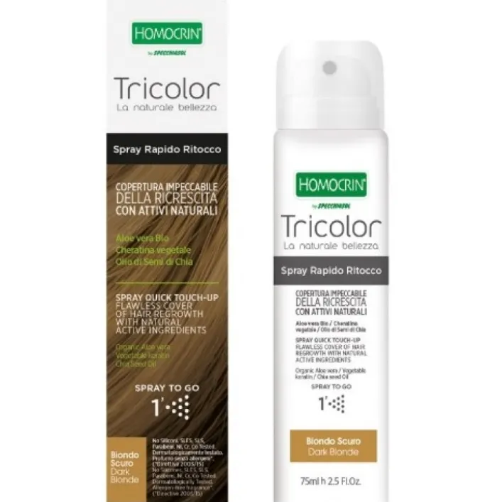 Specchiasol Tricolor Spray Rapido Ritocco Biondo Scuro 75 ml