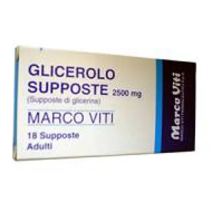 Supposte Glicerina Adulti Viti 18 pezzi