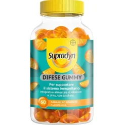 Supradyn Difese Gummy Arancia 60 caramelle gommose - Integratore Sistema Immunitario