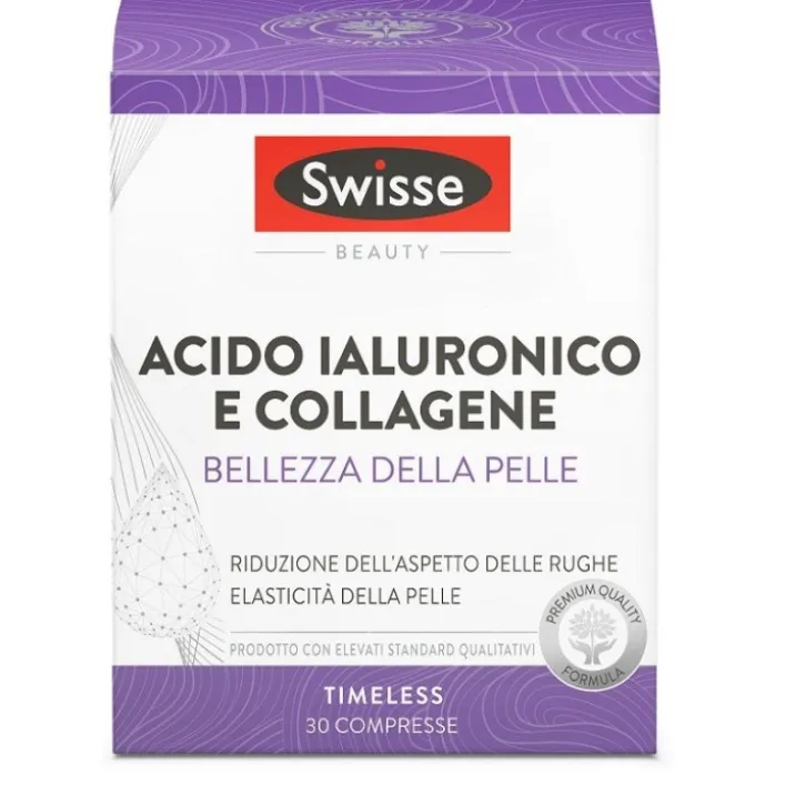 Swisse Bellezza della Pelle 30 compresse - Integratore Acido Ialuronico