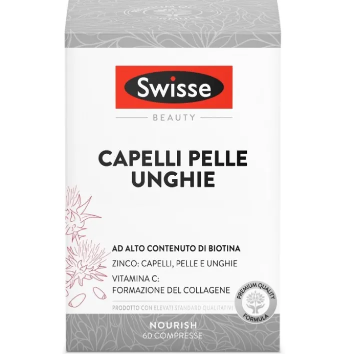 Swisse Capelli Pelle Unghie 60 Compresse - Integratore Biotina