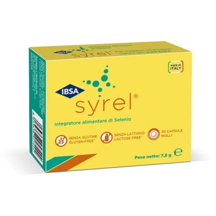 Syrel 30 capsule molli - Integratore Alimentare Selenio