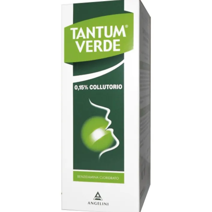Tantum Verde Collutorio 0,15% Benzidamina Cloridrato Flacone 240 ml