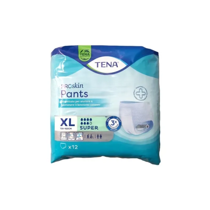 Tena Pants Super Pannoloni Taglia XL 12 pezzi