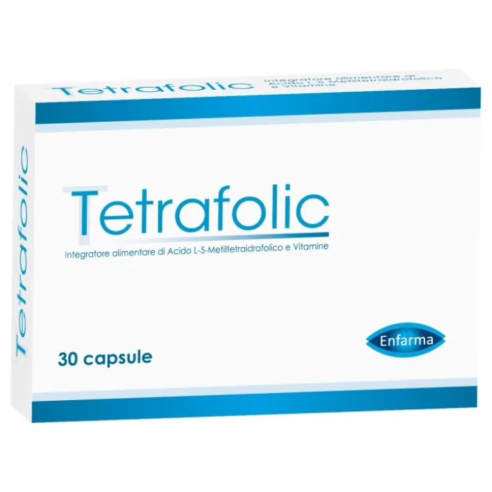 Tetrafolic 30 Capsule - Integratore Alimentare
