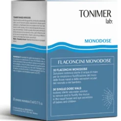 Tonimer Lab Soluzione Salina Isotonica 30 Flaconcini Monodose da 5 ml