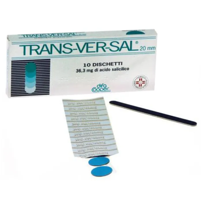 Transversal 36,3 mg/20 mm Acido Salicilico 10 Cerotti Transdermici