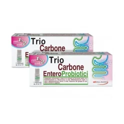 Trio Carbone Enteroprobiotico 7 Flaconcini - Integratore Fermenti Lattici