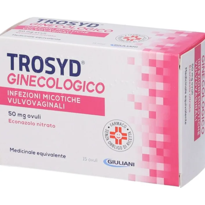 Trosyd Ginecologico 50 mg 15 ovuli vaginali