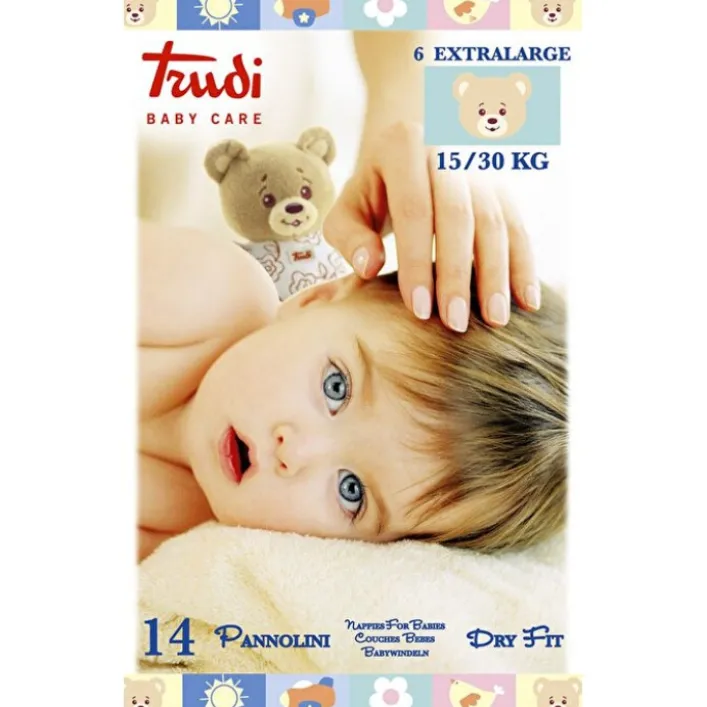 Trudi Baby Care Pannolini 15-30Kg XL 14 pezzi