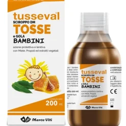 Tusseval Viti Sciroppo Tosse Bambini 200 ml - Integratore Alimentare