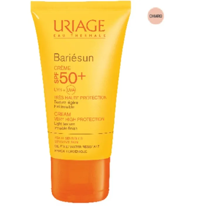 Uriage Bariesun Crema Solare Chiara SPF 50+ Protezione Viso 50 ml