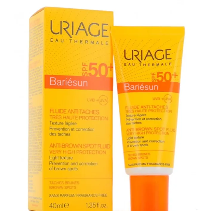 Uriage Bariesun Fluido Solare Antimacchia SPF 50+ Protezione Viso 40 ml