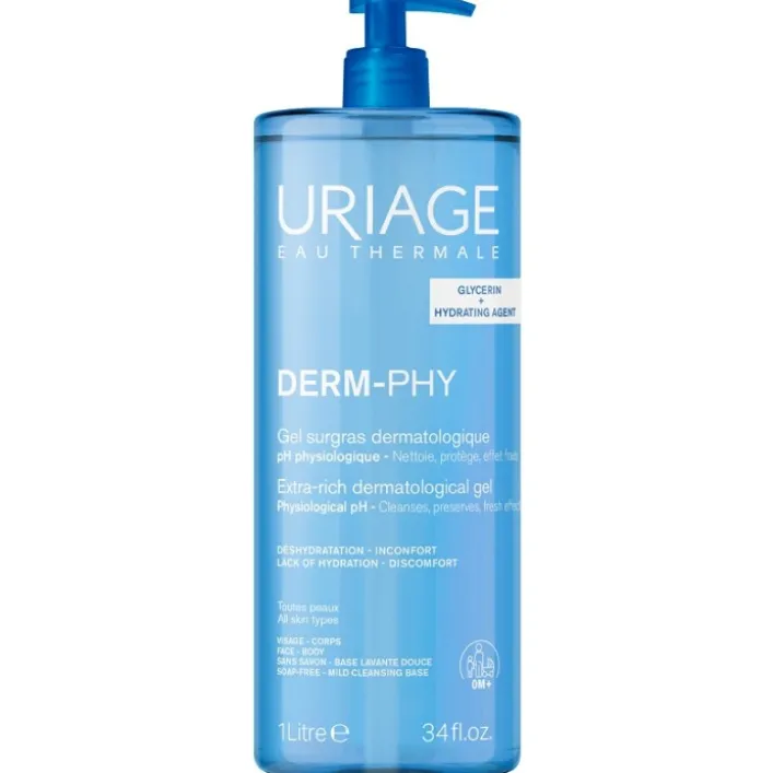 Uriage Eau Thermale Gel Surgras Dermatologico Detergente Pelle Sensibile 1000 ml