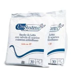 UroSystem Sacche da Letto con Valvola di Scarico Tubo 130 cm 30 pezzi