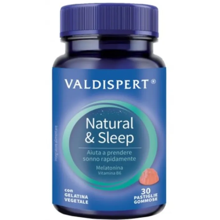 Valdispert Natural&Sleep 30 pastiglie gommose - Integratore per la cura del sonno