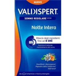 Valdispert Notte Intera 30 compresse - Integratore Sonno Regolare